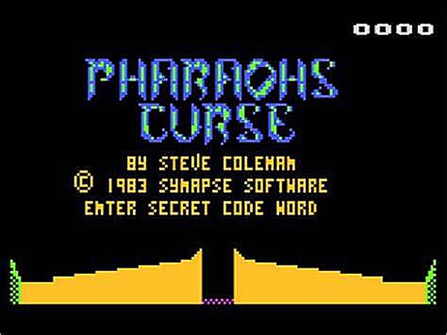 The Pharaoh’s Curse retro game