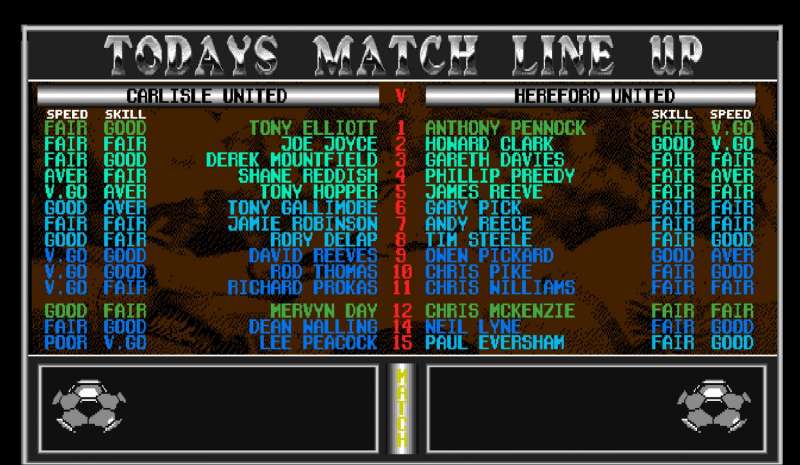 Top of the League retro game