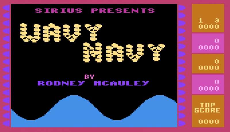 Wavy Navy retro game