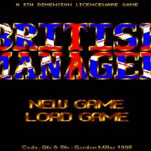 British Manager retro game