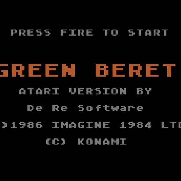 Green Beret retro game