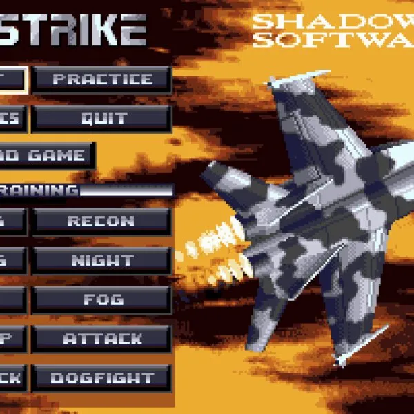 Jetstrike retro game