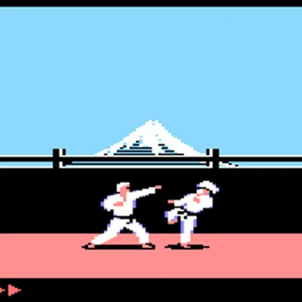 Karateka retro game