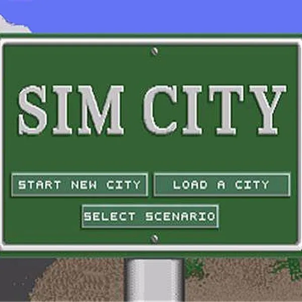 Sim City retro game