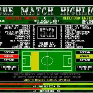 Top of the League retro game